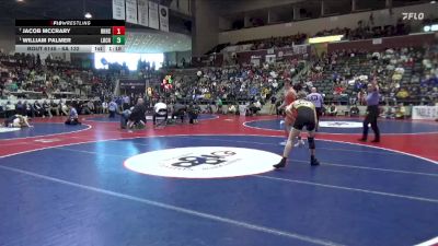 6A 132 lbs 3rd Place Match - Jacob McCrary, Rogers Heritage High School vs William Palmer, Little Rock Central High School