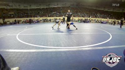 73 lbs Consi Of 16 #2 - Jaken Stevens, Maverick Elite Wrestling vs Brennan Gray, Midwest City Bombers Youth Wrestling Club