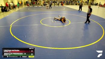 115 lbs Cons. Semi - Brenalen Fredriksen - Holm, Bemidji vs Cristian Matsuda, Delano