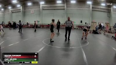 84 lbs Round 4 (8 Team) - Dexter Toporoff, CTWHALE vs Chet Nelson, Full Circle