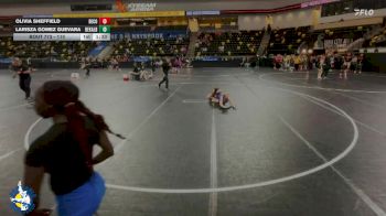 110 lbs Cons. Round 3 - Larisza Gomez Guevara, DeKalb vs Olivia Sheffield, Decorah