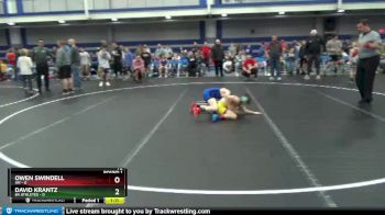 72 lbs Round 1 (8 Team) - Owen Swindell, 4M vs David Krantz, 84 Athletes