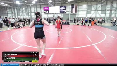 59 lbs Quarterfinal - Alexis Janiak, IL vs Lily Sherer, PA