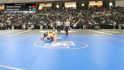 132-2A/1A Champ. Round 1 - Jeremiah Wise, Paul Laurence Dunbar vs Brendon Brown, Havre De Grace