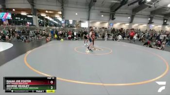 132 lbs Quarterfinal - Isaiah Joe Foster, Best Trained Wrestling vs George Heasley, Gracie Barra Westchase Wrestling Club