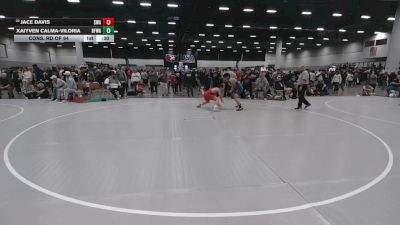 132 lbs Cons. Rd Of 64 - Jace Davis, Shelton Wrestling Academy vs Xaiyven Calma-Viloria, Black Fox Wrestling Academy