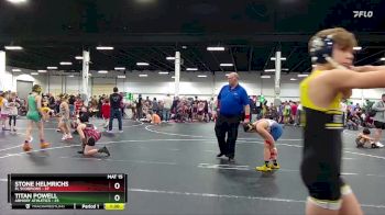 100 lbs Semis (4 Team) - Stone Helmrichs, FL Scorpions vs Titan Powell, Armory Athletics