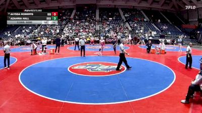 125 lbs Cons. Semi - Alyssa Roberts, River Ridge vs Azahria Hall, Seckinger