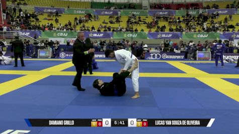 Lucas Yan Souza De Oliveira vs Damiano Grillo 2025 Brasileiro Jiu-Jitsu IBJJF