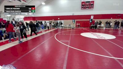 80-86 lbs Round 2 - Emillie Fischer, Team Garcia WC vs Makynlie Garcia, HRA