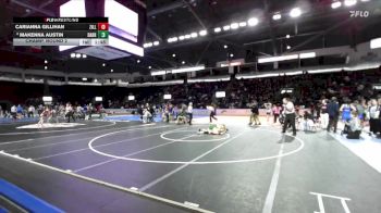 Girls 100 lbs Champ. Round 2 - Carianna Gillihan, Zillah (Girls) vs Makenna Austin, Darrington (Girls)