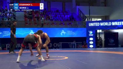 70 kg 1/8 Final - Zafarbek Otakhonov, Uzbekistan vs Julian George, Puerto Rico