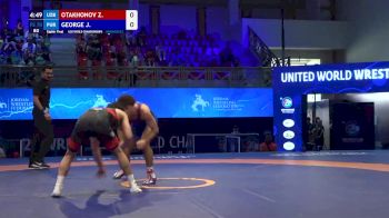 70 kg 1/8 Final - Zafarbek Otakhonov, Uzbekistan vs Julian George, Puerto Rico