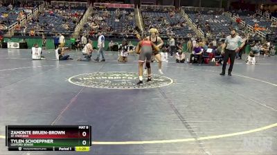 3A 150 lbs Champ. Round 1 - Zamonte Bruen-Brown, St. Stephens vs Tylen Schoeppner, Ledford Senior