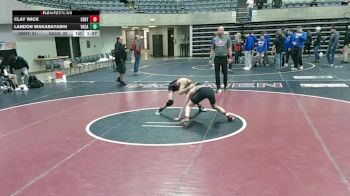 107 lbs Round 3 (4 Team) - Clay Wick, Centennial, MN vs Landon Wakabayashi, Vacaville, CA