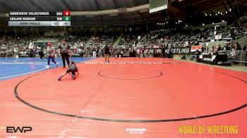 52 lbs Semifinal - Genevieve Valdovinos, Daughters Of Zion vs Leilani Ingram, Team Of Hard Knox