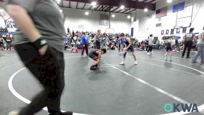 80 lbs Rr Rnd 3 - Waylon Barnes, Harrah Little League Wrestling vs Xavier Walsh, CacheWrestlingClub