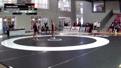 145 lbs Cons. Round 3 - Celina Cooke, Colorado Mesa University vs Karstin Hollen, Chadron