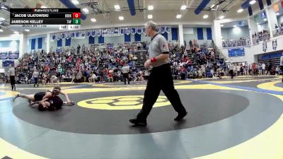 132 lbs Champ. Round 1 - Jacob Ulatowski, Berkshire vs Jameson Kelley, Taylor