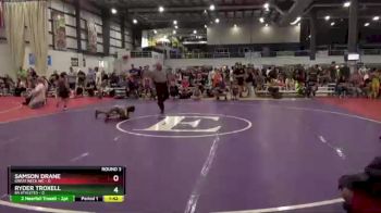 45 lbs Round 3 (8 Team) - Samson Drane, GREAT NECK WC vs Ryder Troxell, 84 ATHLETES