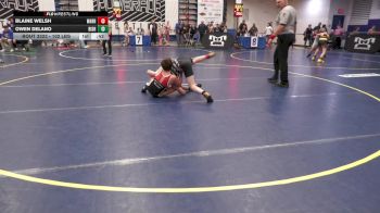 102 lbs Consy 5 - Blaine Welsh, Warhawks vs Owen Delano, Bishop McCort