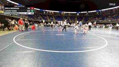 88 lbs Semifinal - Stella McGowan, Peters Township vs Cassidy Owen, Curwensville
