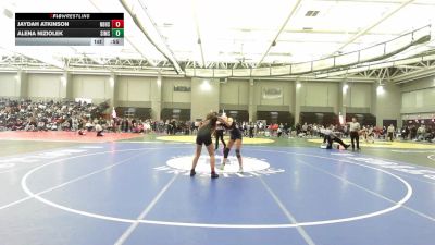132 lbs Consi Of 16 #2 - Jaydah Atkinson, New Britain vs Alena Niziolek, Simsbury