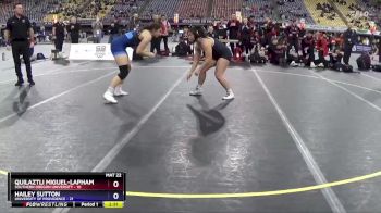 160 lbs Placement Matches (16 Team) - Hailey Sutton, University Of Providence vs Quilaztli Miguel-Lapham, Southern Oregon University