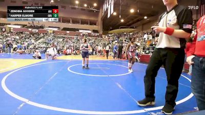 120 lbs Round 2 - Harper Elmore, Greenwood Wrestling Academy vs Zenobia Gooden, Arkansas