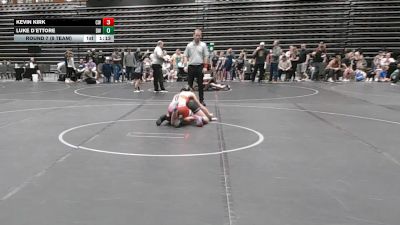 96 lbs Round 7 (8 Team) - Luke D`Ettore, Darkhorse Wrestling vs Kevin Kirk, Crossroads Wrestling