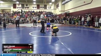 129-134 lbs 1st Place Match - Kiley Collins, West Liberty vs Courtney Crawford, Bettendorf