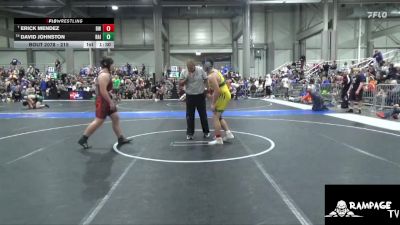 215 lbs Cons. Round 1 - Erick Mendez, Bobcat WC vs David Johnston, Raider