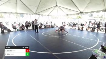 157 lbs Consi Of 4 - Alex Lovato, Dominator WC vs Isaiah Ulloa, Gladiator WC