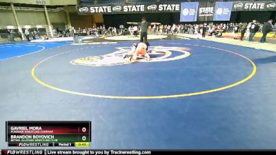 175 lbs Cons. Semi - Gavriel Mora, Punisher Wrestling Company vs Brandon Boyovich, Bethel AllStars Wrestling Club