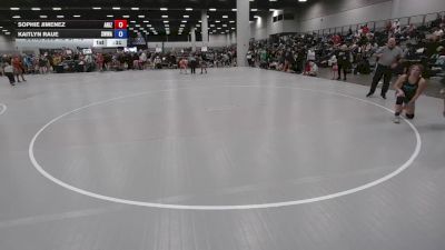 125 lbs Cons. Sub-rd Of 16 - Sophie Jimenez, Arizona vs Kaitlyn Raue, Sebolt Women Wrestling Academy