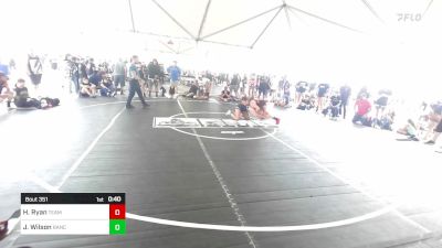 136 lbs Consi Of 8 #1 - Hailey Ryan, Team Thunder vs Jameslyn Wilson, Rancho Bernardo WC