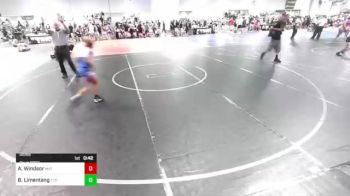 86 lbs Consolation - Adrian Windsor, Mat Demon WC vs Benjamin Limentang, Tuf California Wr Ac