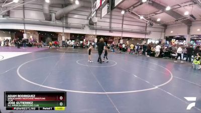 58 lbs Cons. Round 4 - Jose Gutierrez, All American Wrestling Club vs Adam Rodriguez, Gracie Barra Westchase Wrestling Club