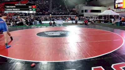 6A 285 lbs Cons. Round 2 - Logan Trujillo, Coeur D Alene vs Sidi Kante, Madison