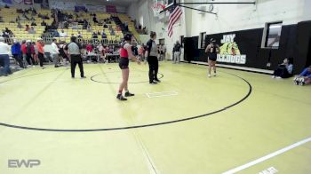117 lbs Semifinal - Hollynn Lawson, Fairland JH vs Harper Dry, Jay Junior High
