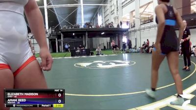 170 lbs Round 1 (8 Team) - Elizabeth Madison, Ohio vs Amani Reed, Indiana