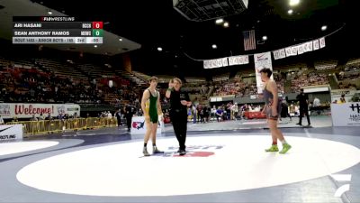 Junior Boys - 175 lbs Champ. Round 2 - Donald Glenn, Willits Grapplin Pack Wrestling vs Anthony Katchikian, Mission Hills Wrestling Club