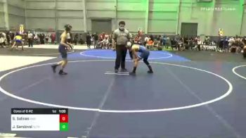 106 lbs Consi Of 8 #2 - Saul Salinas, Basin Brawlers,Moses Lake, Wa vs Josiah Sandoval, Alpha Dawg