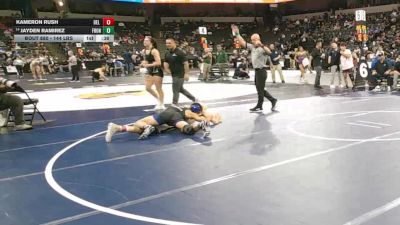 144 lbs Consi Of 16 #2 - Kameron Rush, Del Oro (SJ) vs Jayden Ramirez, Frontier (CS)