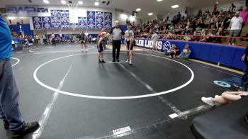 55-58 lbs Rr Rnd 1 - Leland Riley, Midwest City Bombers Youth Wrestling Club vs Cash Worthy, Chandler Takedown Club