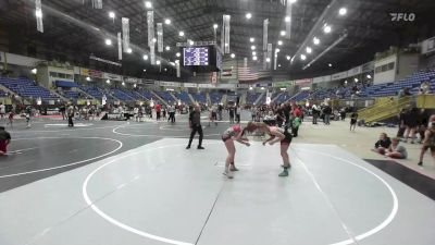 123 lbs Consolation - Teagan Miller, Pikes Peak Warriors vs Reagan Eaton, Nebraska Wr Ac