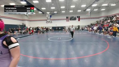 125 lbs Cons. Round 2 - Jalaina Lang, Moore vs Kylie Keach, Rockwall Heath