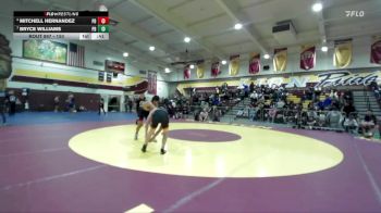 150 lbs Cons. Semi - Mitchell Hernandez, Palm Desert vs Bryce Williams, Palm Desert
