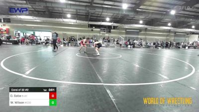 115 lbs Consi Of 32 #2 - Dylan Saba, Black Fox Academy vs Wyatt Wilson, McDominate Training Center