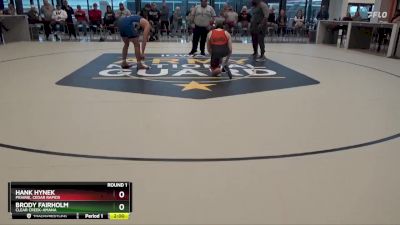 JV-21 lbs Round 1 - Brody Fairholm, Clear Creek-Amana vs Hank Hynek, Prairie, Cedar Rapids